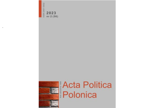 Nowy numer „Acta Politica Polonica”!