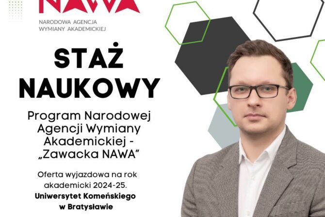 Staż naukowy dra Michała Romańczuka