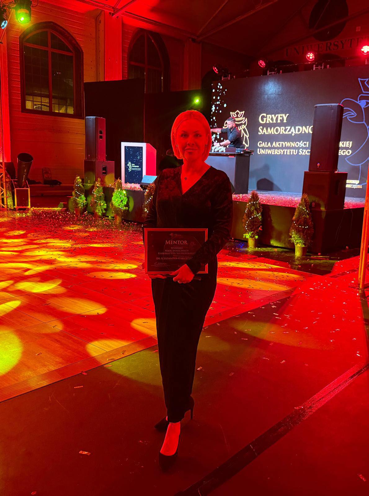 Dr Aleksandra Raba Schulze mentorem Wydziału Nauk Społecznych!
