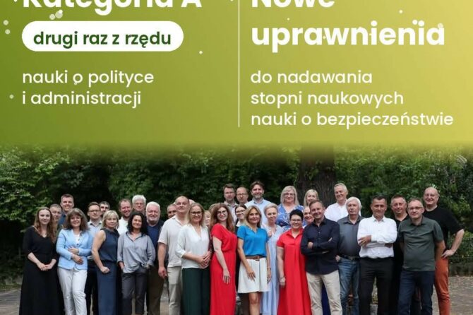 Wyniki ewaluacji jakości działalności naukowej!