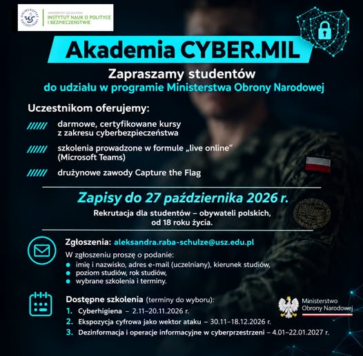 Akademia CYBER.MIL w INOPiB!